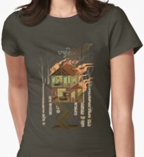 Maison en feu T-shirt moulant femme