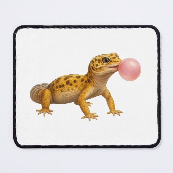 Item preview, Leopard Gecko Blowing Bubble designed and sold by thehaywirehoney.