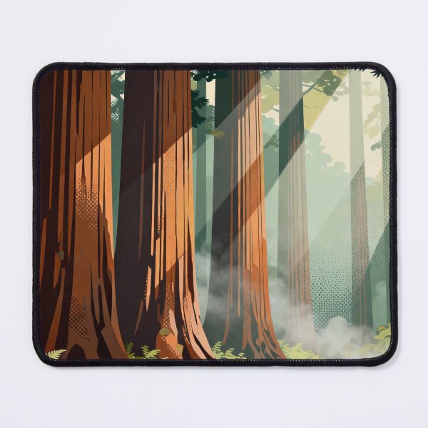 Item preview, 2 Redwood Majesty: A Vintage Travel Poster of Redwood National Park designed and sold by TrendSh0p.