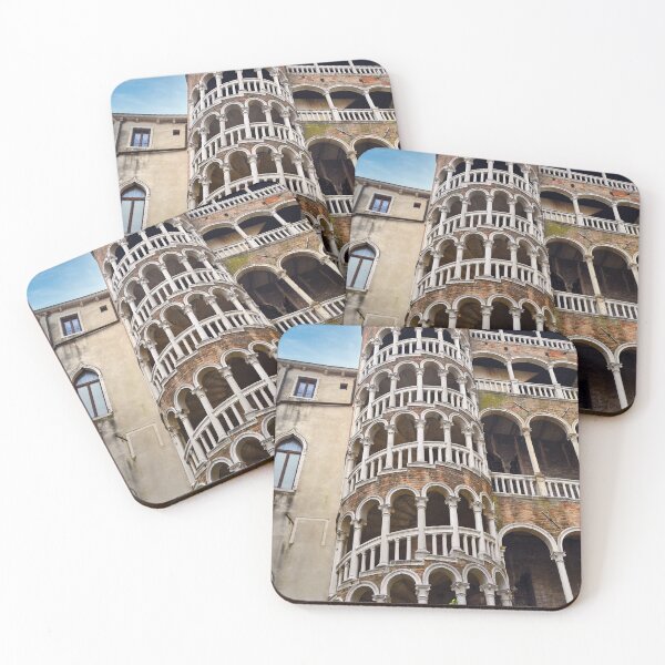 Item preview, Scala Contarini del Bovolo (Palazzo Contarini del Bovolo) ,spiral staircases, Venice, Italy. designed and sold by goceris.