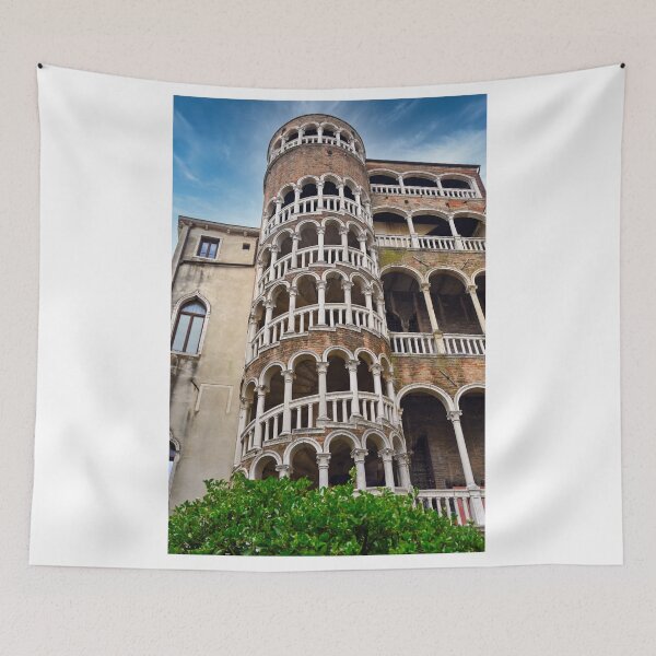 Item preview, Scala Contarini del Bovolo (Palazzo Contarini del Bovolo) ,spiral staircases, Venice, Italy. designed and sold by goceris.