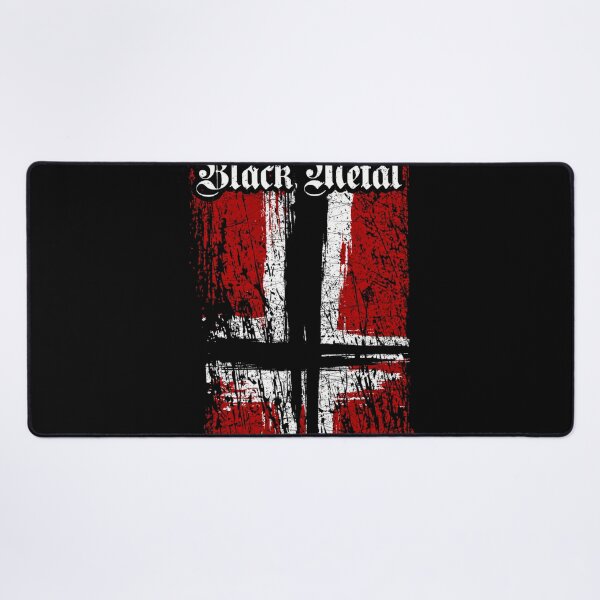 Item preview, Trve (True) Norwegian Black Metal - Norwegian Satanic Flag designed and sold by MeriSimo.