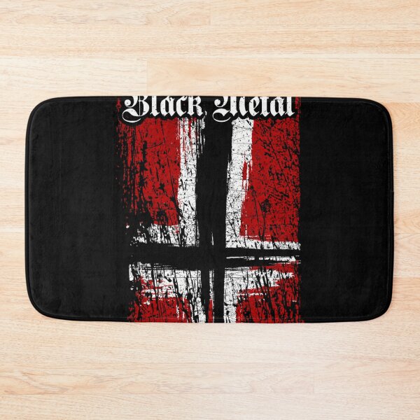Item preview, Trve (True) Norwegian Black Metal - Norwegian Satanic Flag designed and sold by MeriSimo.