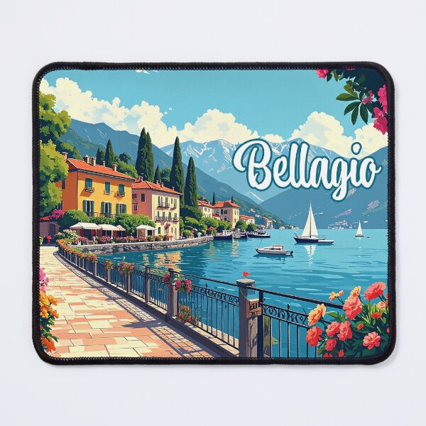 Item preview, Bellagio – Vintage Travel Poster, Lake Como designed and sold by Klysztof.