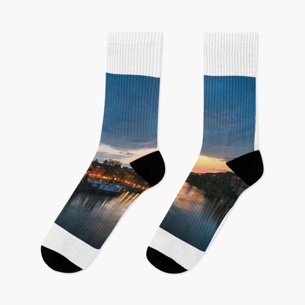 Item preview, Regensburg old town and Danube river at night, Germany designed and sold by goceris.