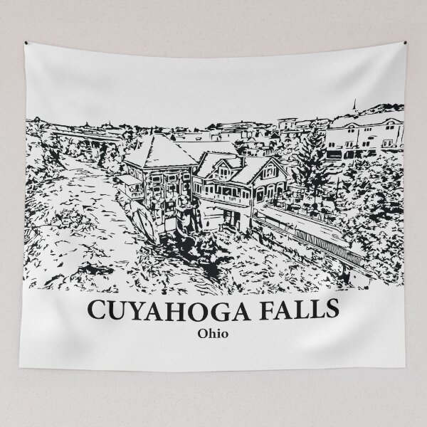 Item preview, Cuyahoga Falls - Ohio designed and sold by Lakeric Cityscapes.