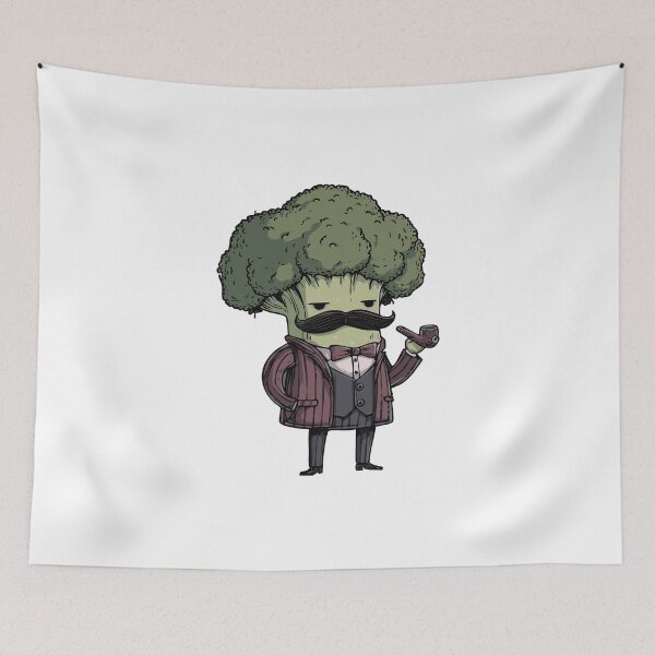Item preview, Mafia Broccoli Cartoon | Funny Vegetable Design with Whistle designed and sold by idgafstudio.ch.