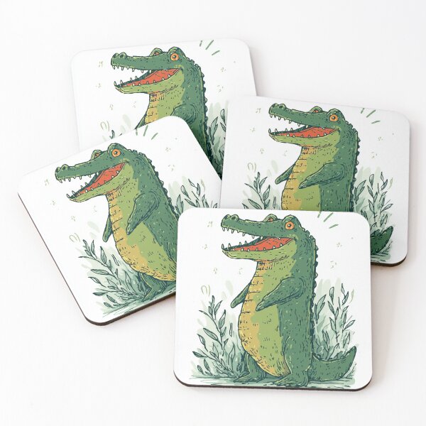 Item preview, Cute Crocodile - Hand Drawing Style designed and sold by MidArtForge.