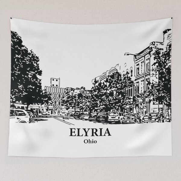 Item preview, Elyria - Ohio designed and sold by Lakeric Cityscapes.