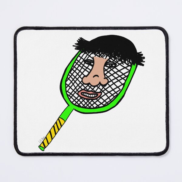 Item preview, tennis racket designed and sold by LilNoseDresses.