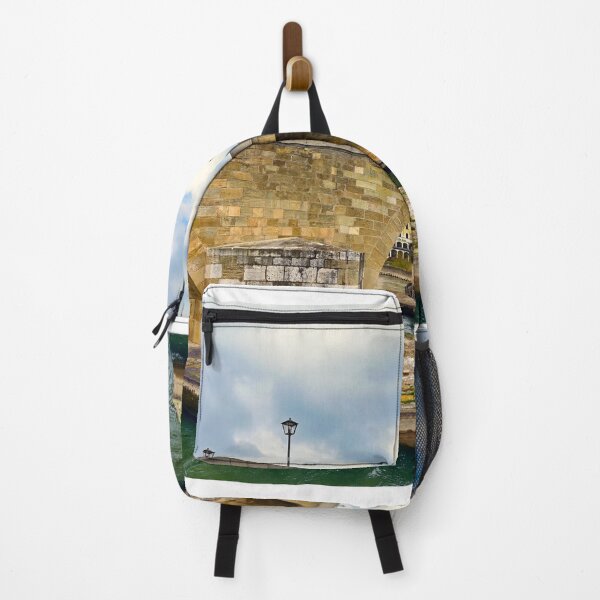 Item preview, Ancient stone bridge over the Danube river in Regensburg, Bavaria, Germany designed and sold by goceris.