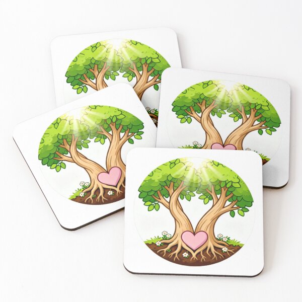 Item preview, Rooted in Love – Two Trees Heart Design, Couple Sticker, Artistic Romantic Art designed and sold by Gurjeetpixelart.