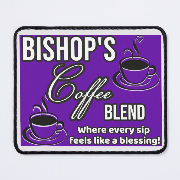 Item preview, Bishops Coffee BANNER (purple designed and sold by Flavaprints4u.