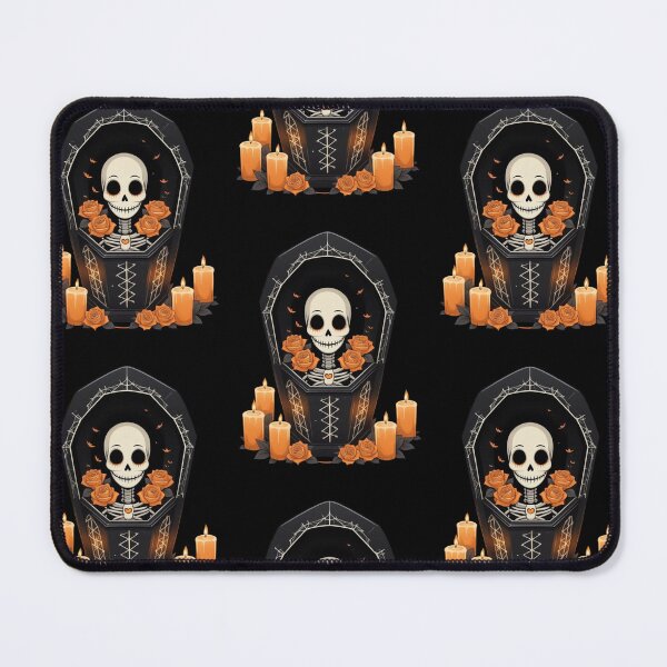 Item preview, Cute Gothic Coffin with Smiling Face designed and sold by Witch Queen Clothing.