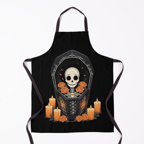 Item preview, Cute Gothic Coffin with Smiling Face designed and sold by Witch Queen Clothing.