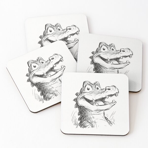 Item preview, Cute Crocodile - Hand Drawing Style designed and sold by MidArtForge.