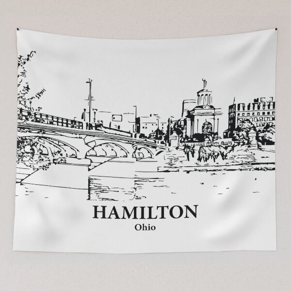 Item preview, Hamilton - Ohio designed and sold by Lakeric Cityscapes.