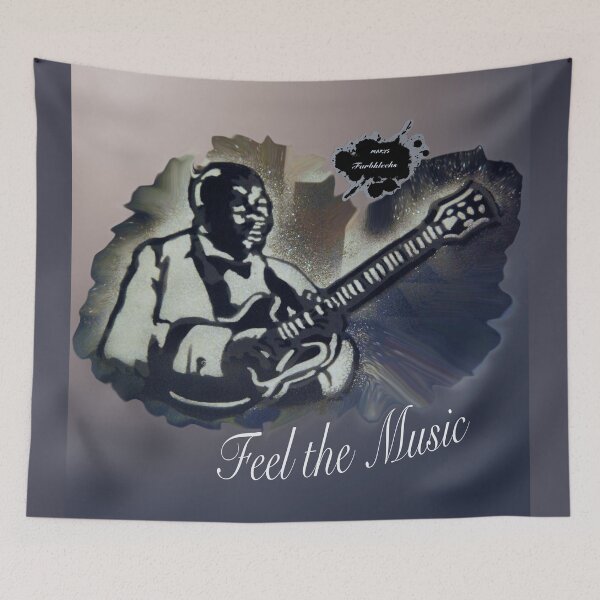 Item preview, Blues Guitarist designed and sold by marysfarbklecks.