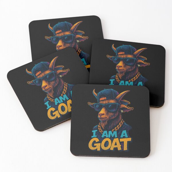 Item preview, I AM A GOAT – Hip-Hop Swagger Meets Street Style designed and sold by AnimeFlash_0.