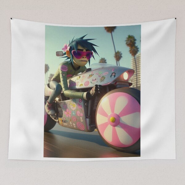 Item preview, "Peppermint Moto-Pop: Sweet Ride, Spiky Vibes!" designed and sold by Print Fiction.