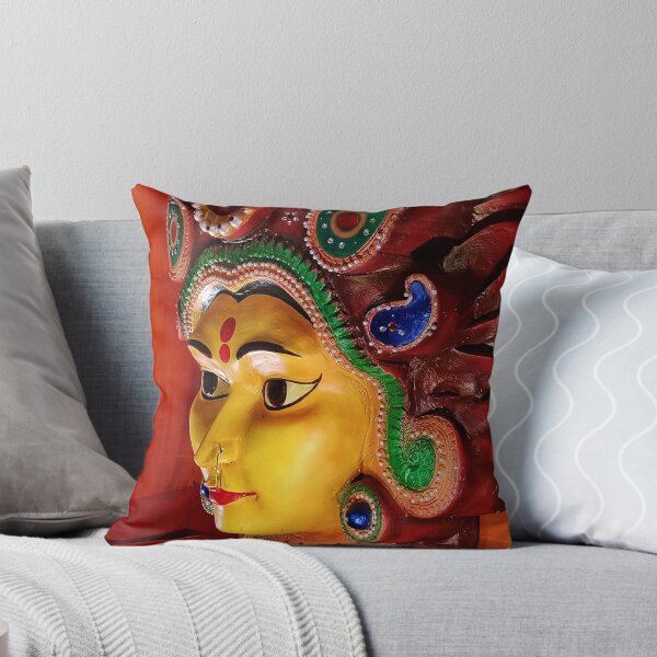 Devi maa durga collections  Throw Pillow