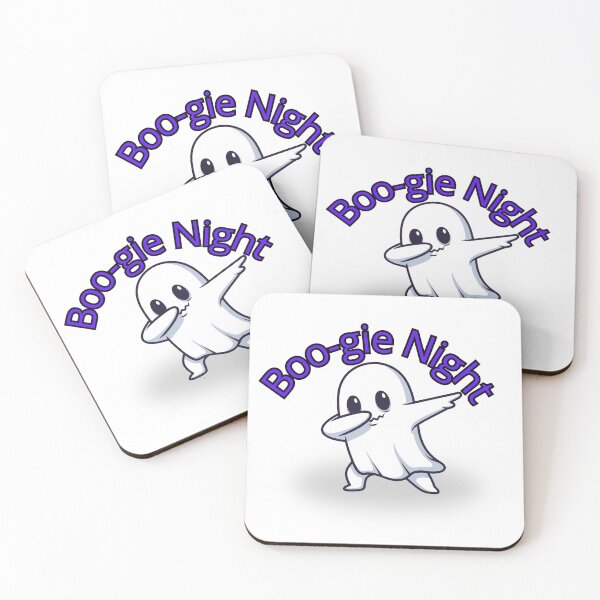 Item preview, Boo-gie Night – Funny Dancing Ghost Halloween Shirt designed and sold by AgataUrbanska.