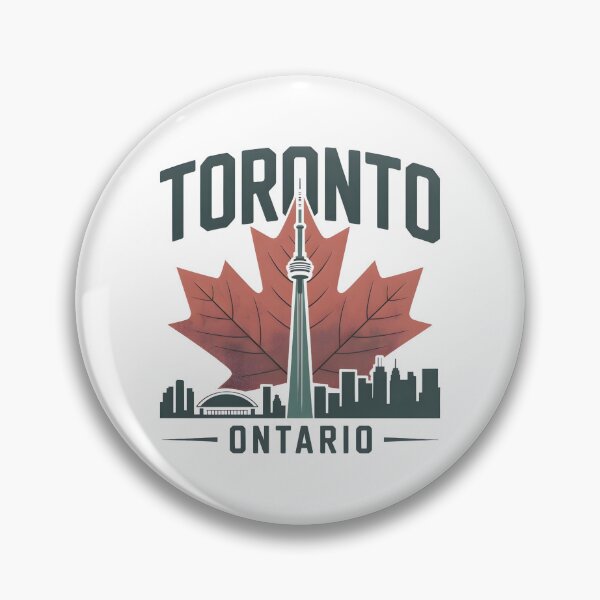 Item preview, Toronto Ontario Vintage Cityscape Design designed and sold by Paper Drip.