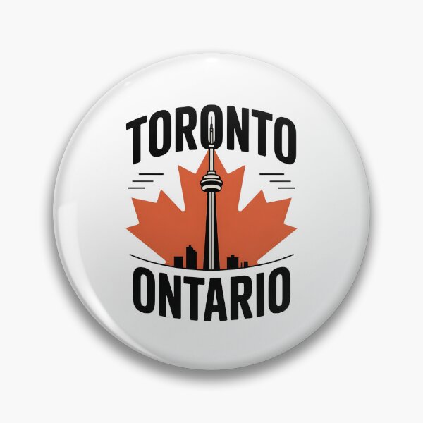 Item preview, Toronto Ontario Vintage Cityscape Design designed and sold by Paper Drip.