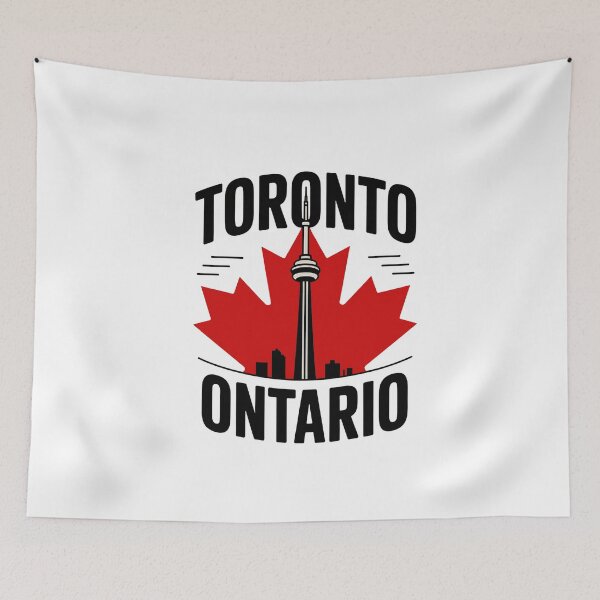 Item preview, Toronto Ontario Vintage Cityscape Design designed and sold by Paper Drip.