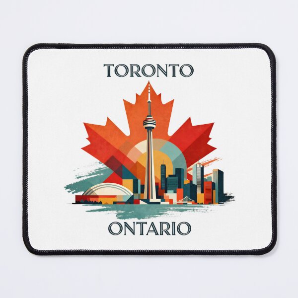 Item preview, Toronto Ontario Vintage Cityscape Design designed and sold by Paper Drip.