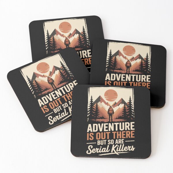 Item preview, Adventure is out there but so are serial killers - Red Sun designed and sold by Lichtisign.