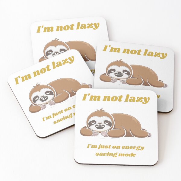 Item preview, Sloth Energy-Saving Mode T-Shirt Design designed and sold by ViviByPaula.