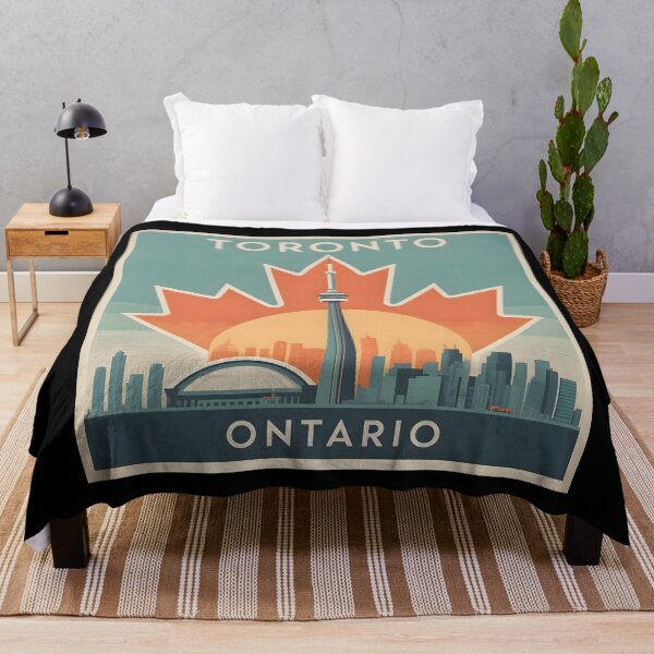 Item preview, Toronto Ontario Vintage Cityscape Design designed and sold by Paper Drip.