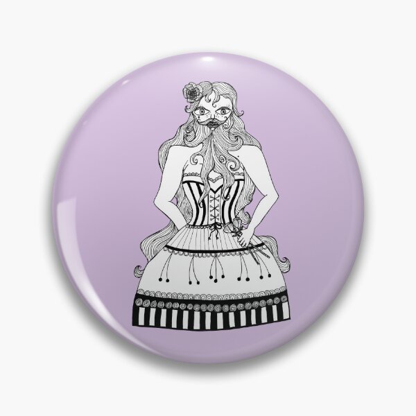 Item preview, Bearded Lady designed and sold by SmallSlicelife.