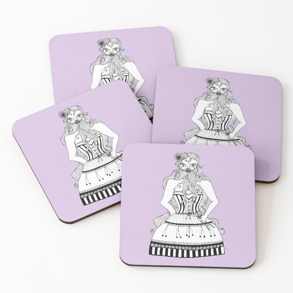 Item preview, Bearded Lady designed and sold by SmallSlicelife.