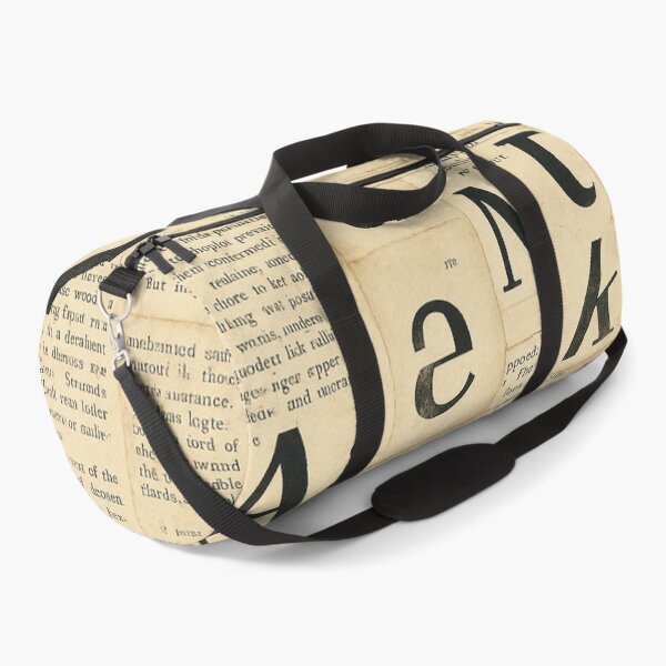 Item preview, Vintage Typography Collage – Letters on Aged Paper designed and sold by Zenvo.