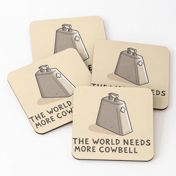 Item preview,  The World Needs More Cowbell! designed and sold by FluffyPeels.