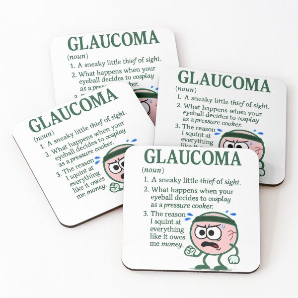 Item preview, Glaucoma Funny Definition Eye Humor designed and sold by Eyepatch-Jacks.