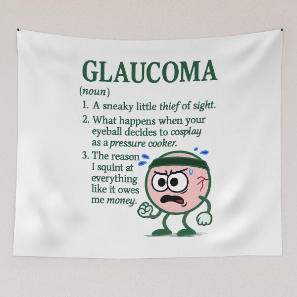 Item preview, Glaucoma Funny Definition Eye Humor designed and sold by Eyepatch-Jacks.