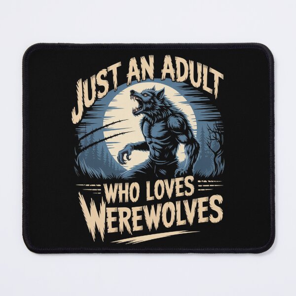 Item preview, Werewolf Lover Design – Fierce Howling Werewolf Illustration for Horror Fans designed and sold by love3617.