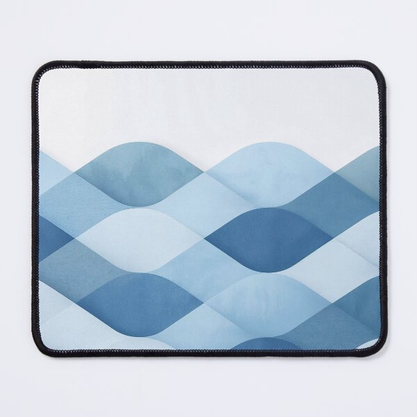 Item preview, Minimalist Blue Wave Pattern designed and sold by Gera Heartz.