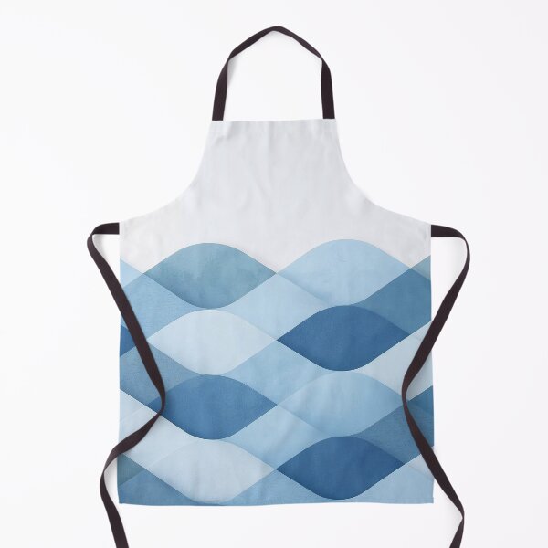 Item preview, Minimalist Blue Wave Pattern designed and sold by Gera Heartz.