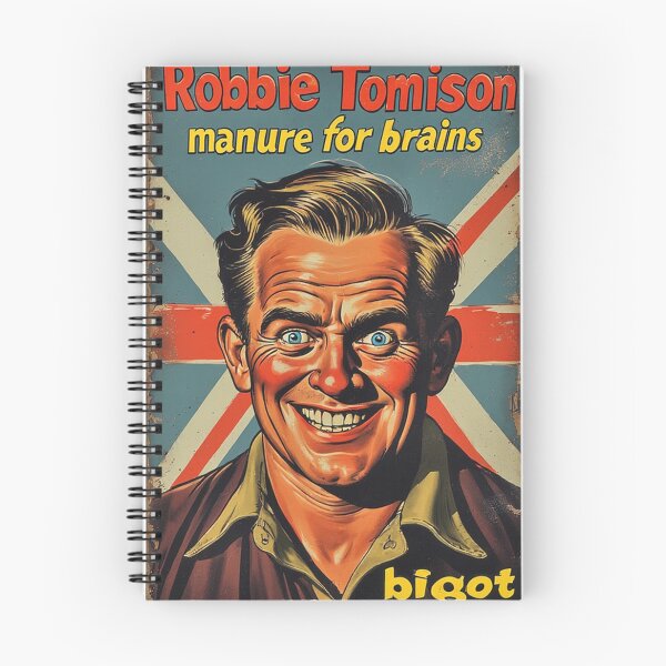 Item preview, Robbie Tominson Manure For Brains Bigot Spoof designed and sold by IanBakerToons.