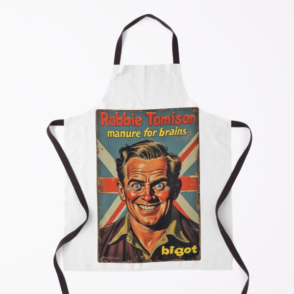Item preview, Robbie Tominson Manure For Brains Bigot Spoof designed and sold by IanBakerToons.