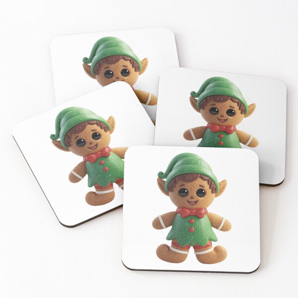 Item preview, Sweet Christmas elf gingerbread man designed and sold by StormArte.