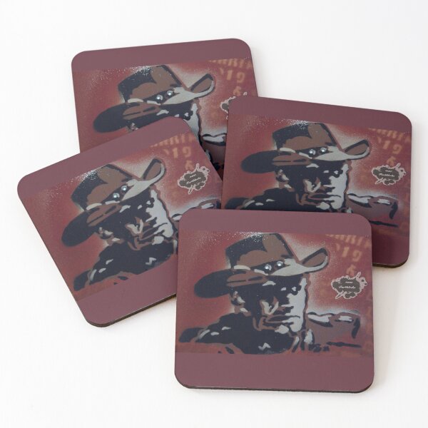 Item preview, Portrait of a cowboy designed and sold by marysfarbklecks.