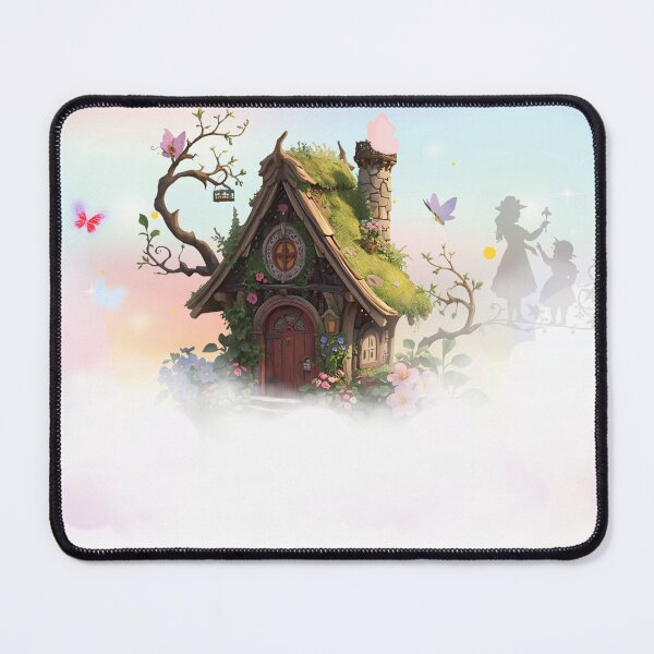 Item preview, Whimsical Cottage in the Clouds designed and sold by Silrom.