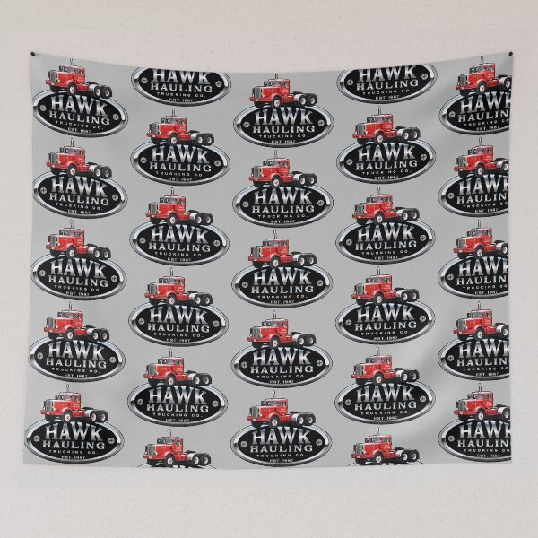 Item preview, Hawk Hauling Trucking Co. Emblem - Over The Top Movie designed and sold by ourkid.