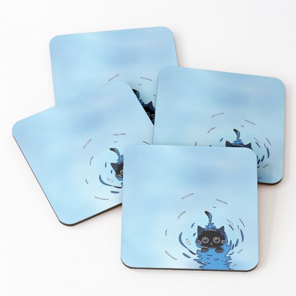Item preview, Cat splash  designed and sold by OutJsWindow.