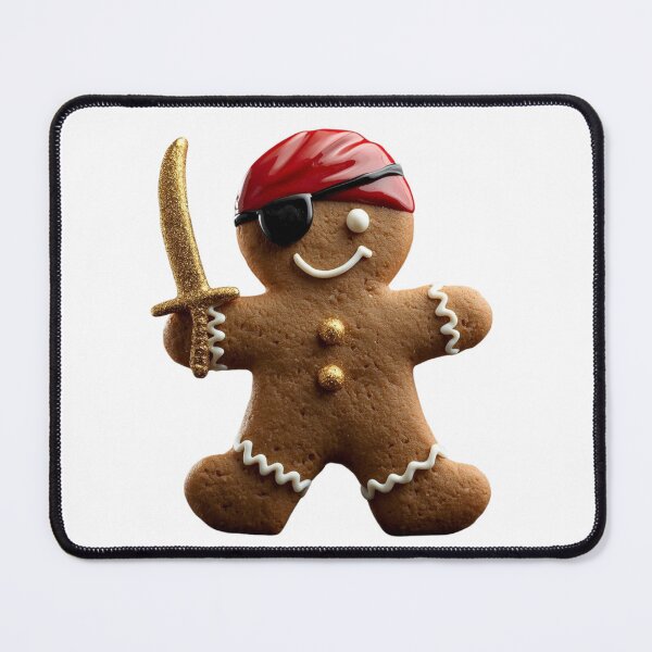 Item preview, Pirate gingerbread man with golden sword designed and sold by StormArte.
